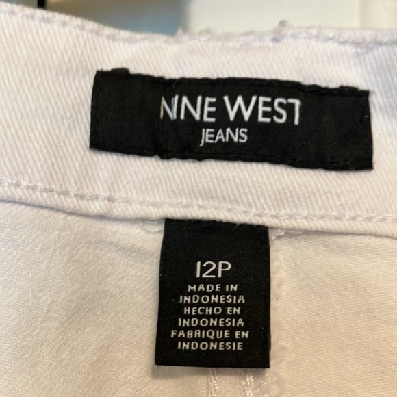 Nine West white jeans size 12P - Picture 3 of 8